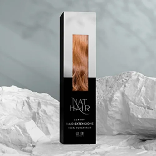 Custom Hair Extension Boxes Packaging