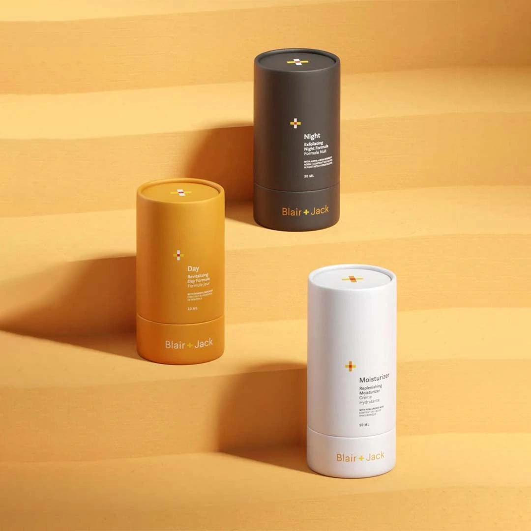 Cardboard Tube Packaging With Lids