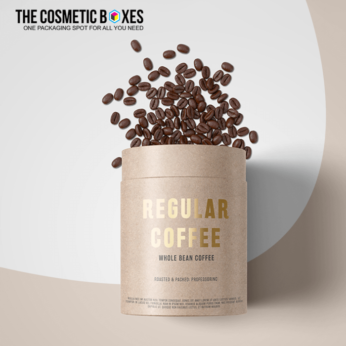 Printed Coffee Tube Packaging