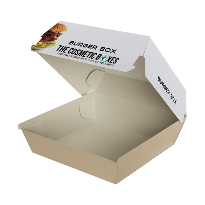 Printed Cardboard Burger Boxes