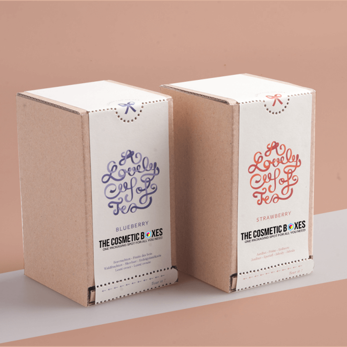 Printed Tea Boxes