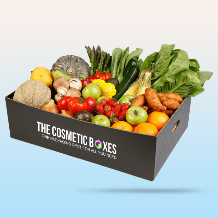 Custom printed vegetable boxes