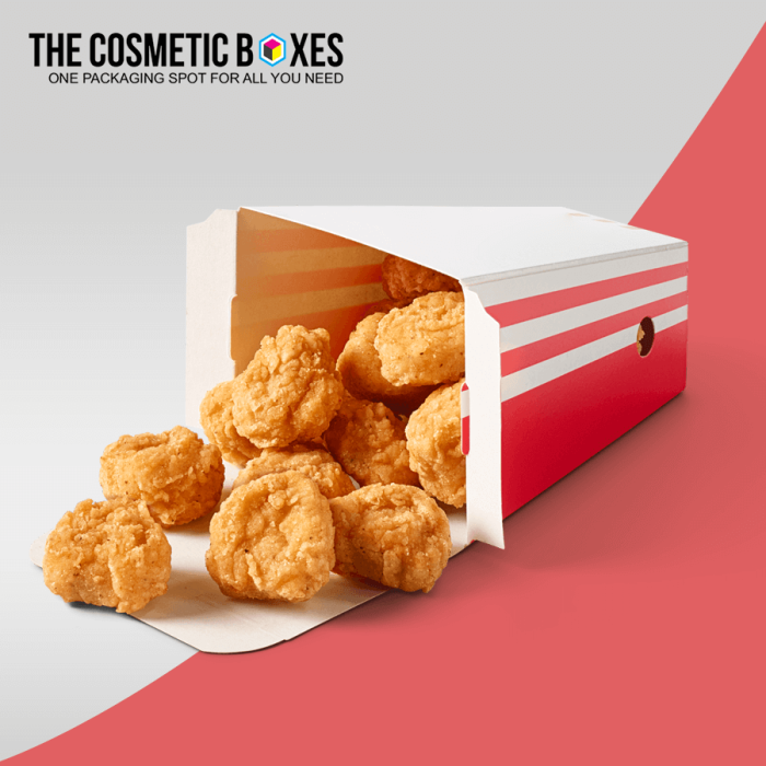 luxury popcorn chicken packaging