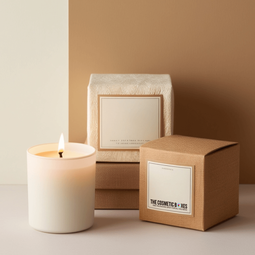 printed Kraft Candle Boxes