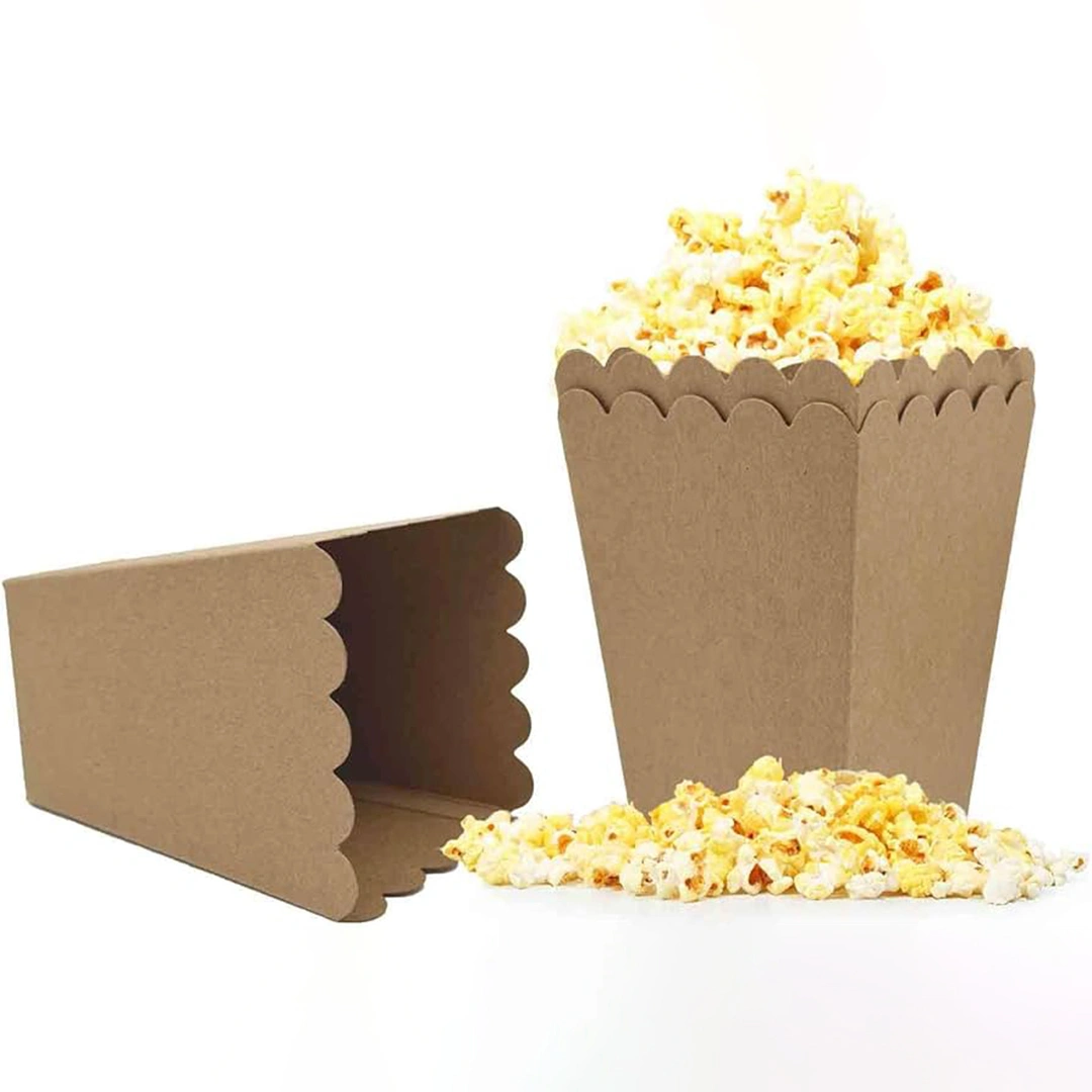 Custom Kraft Popcorn Boxes