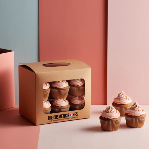 custom Kraft Cupcake Boxes