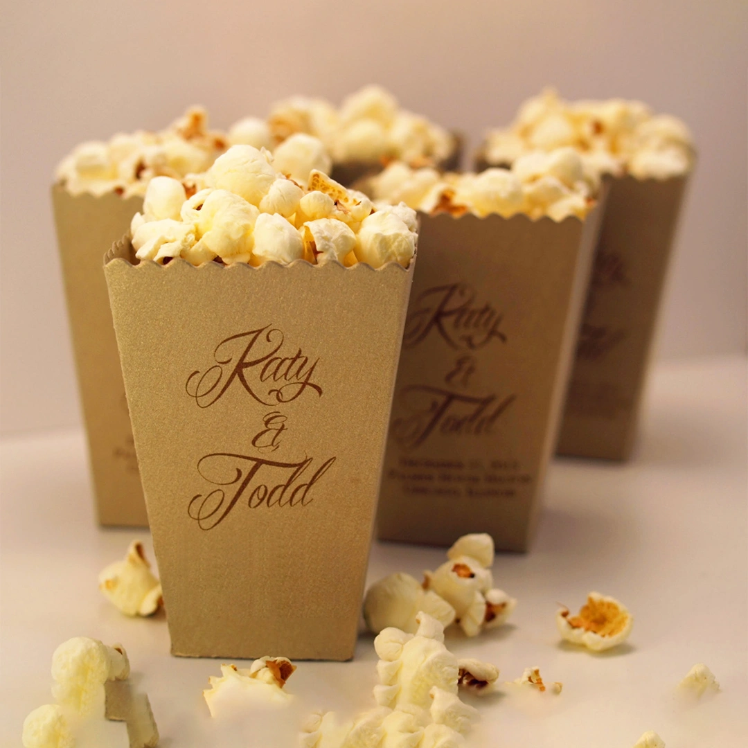 Kraft Popcorn Box Packaging