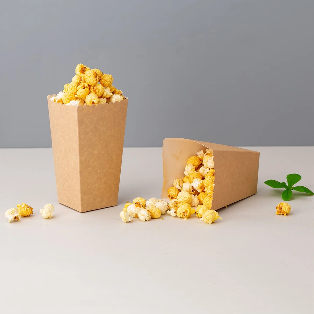 Kraft Popcorn Boxes Wholesale