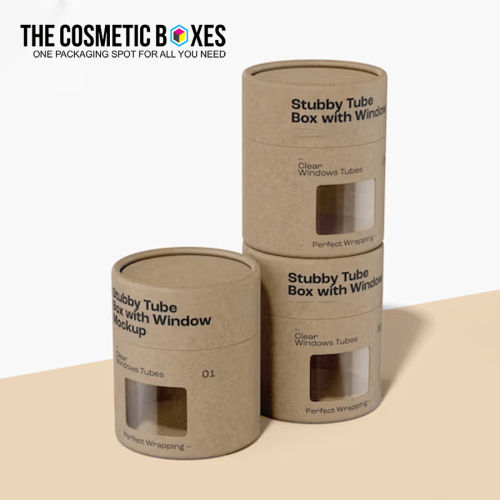 paper tube with window UK
