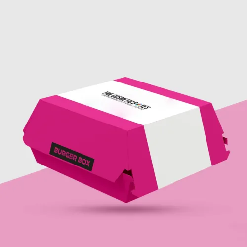 Pink burger box UK