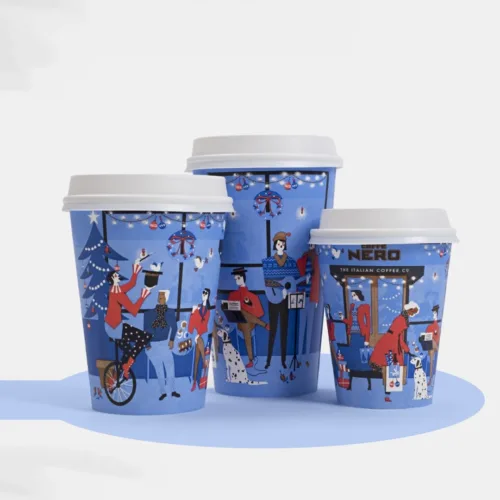 custom Christmas paper cups