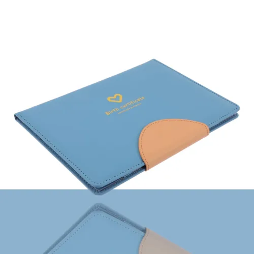 custom printed birth certificate folder