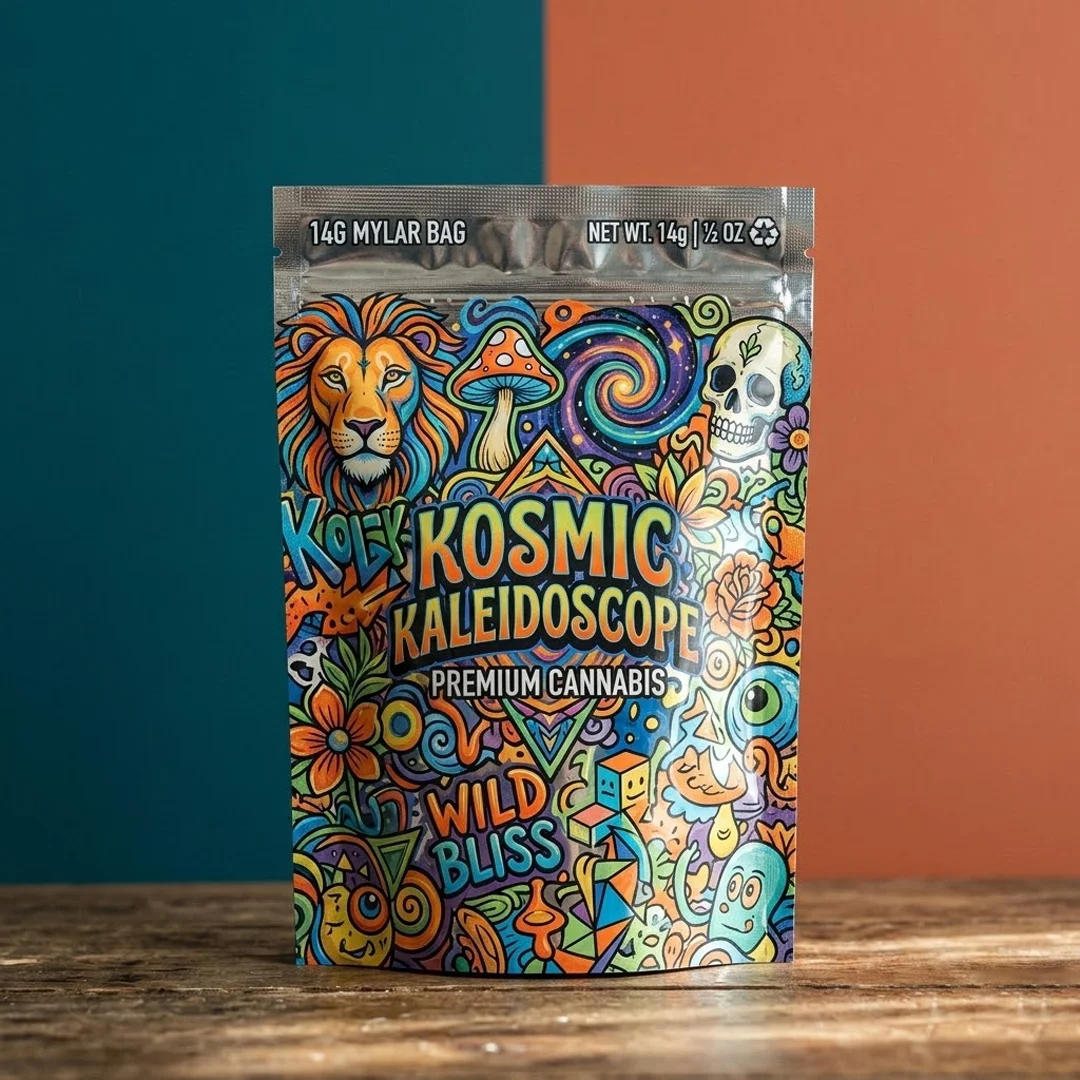 Custom 14g Mylar Bags