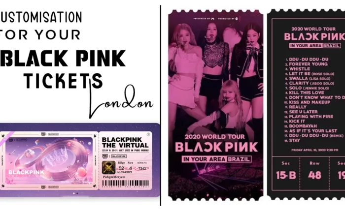 black pink tickets london​