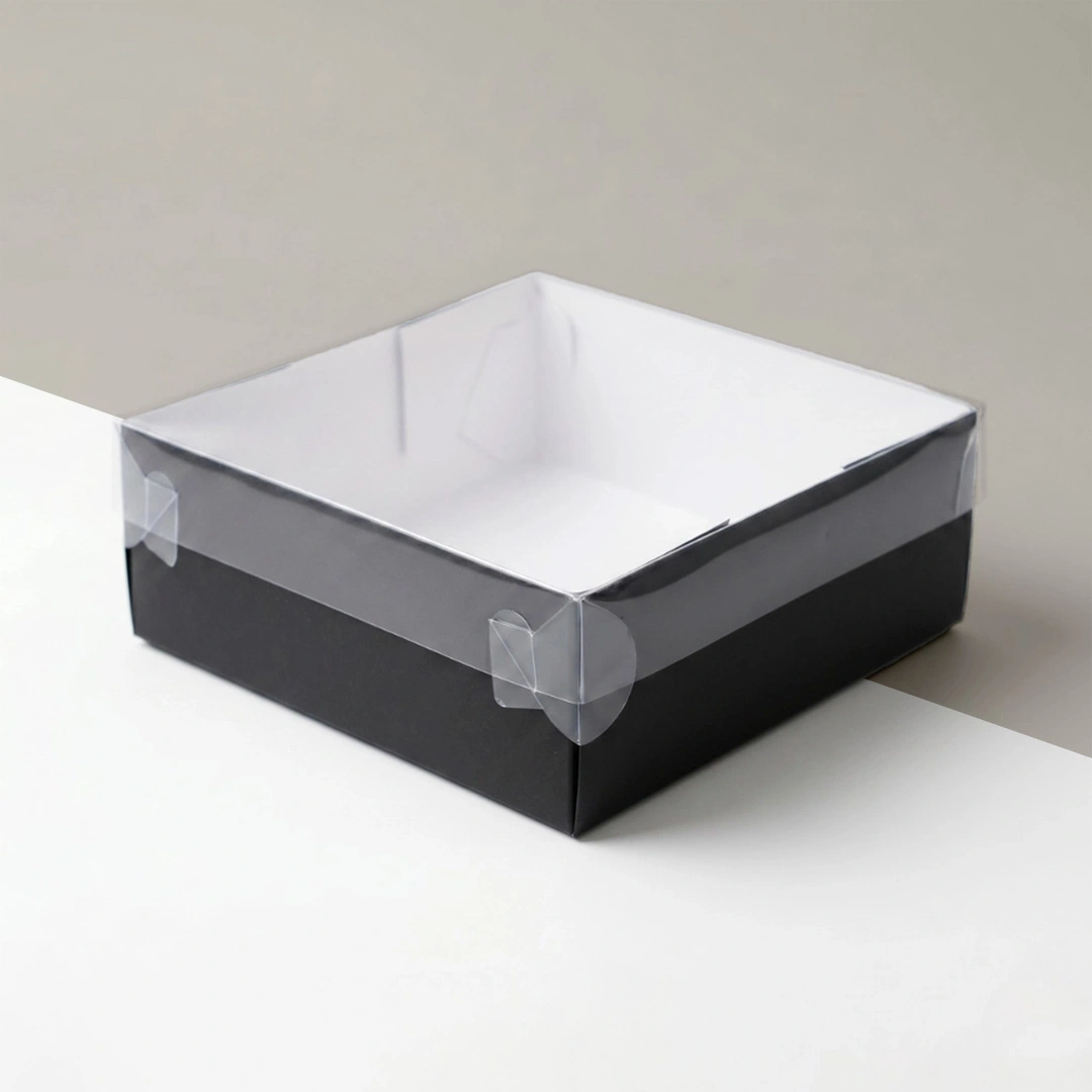 Cardboard Display Boxes With Clear Lids_