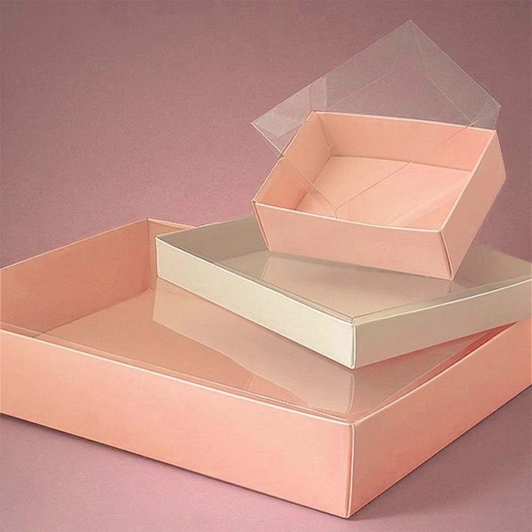 Custom Cardboard Display Boxes With Clear Lids