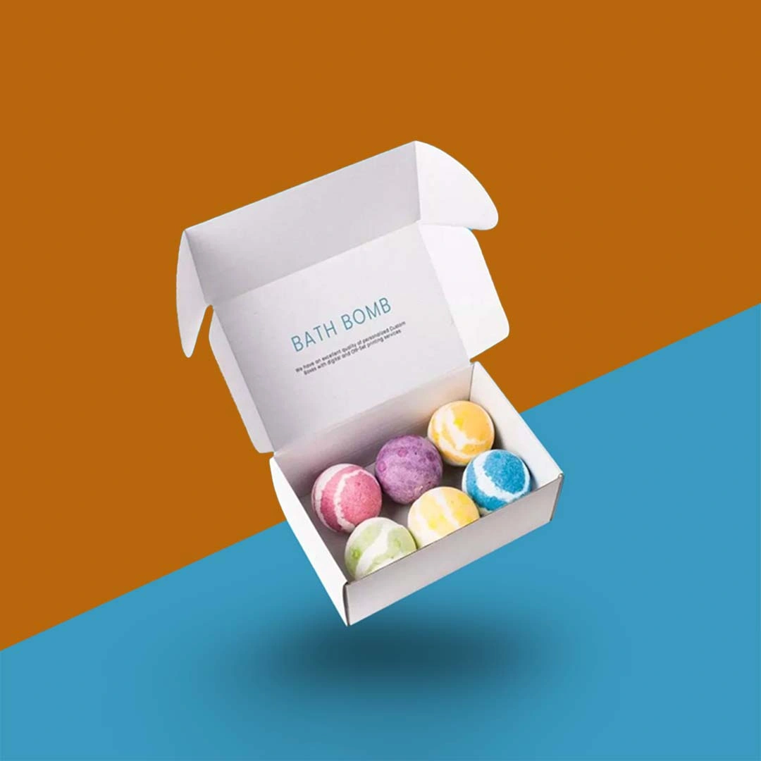 Custom Printed Bath Bomb Display Boxes