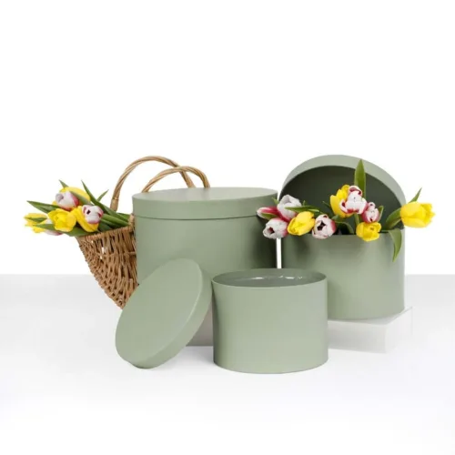 Round Cardboard Gift Boxes With Lid