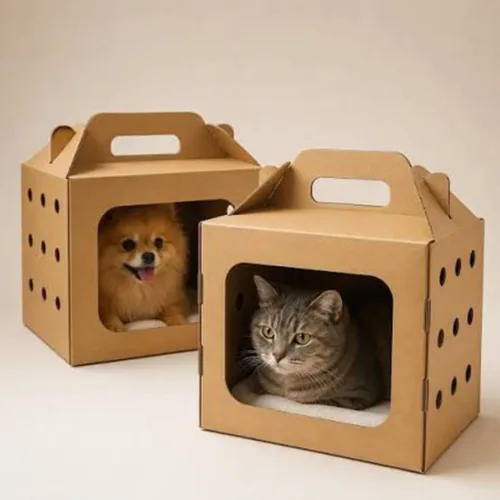 Custom Cardboard Pet Carrier Boxes