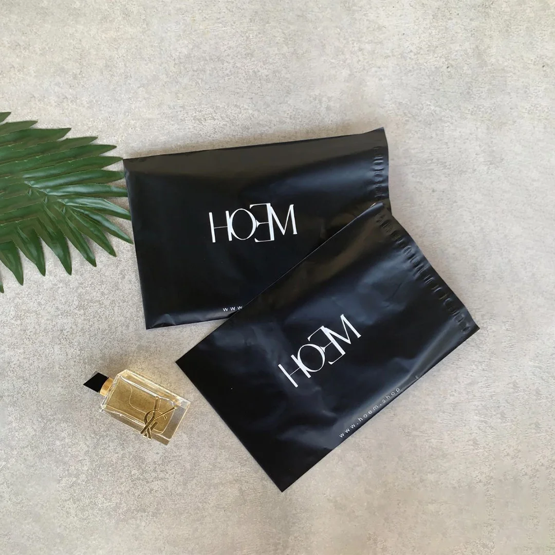 Black Poly Mailers With Logo WHolesale