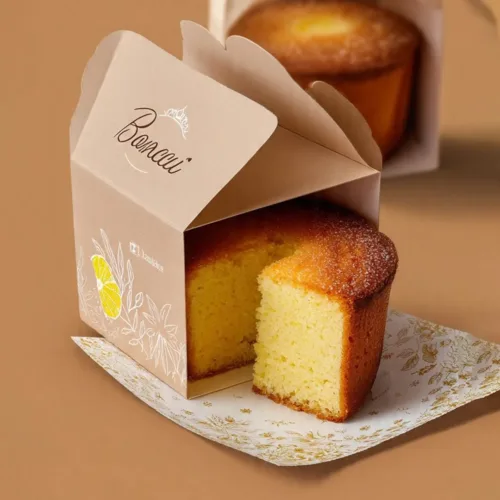 Custom Printed Cardboard Loaf Cake Boxes