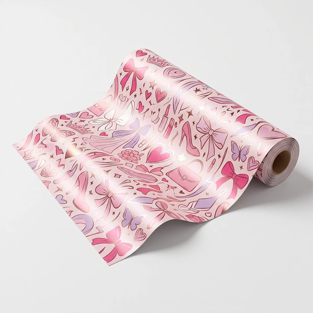 Custom Printed barbie wrapping paper